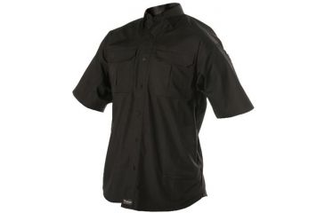 Image of Woolrich Tactical Elite Men's Lightweight Short Sleeve Operator Shirt, Black, M WL44914BKRM
