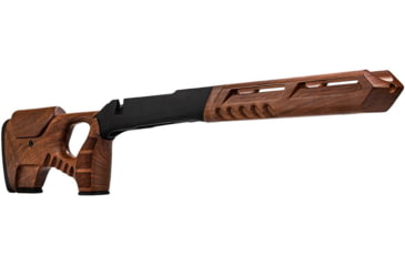 Image of WOOX Cobra Precision Rifle Stock for Remington 700 M5 DBM AICS Short Action, Ambidextrous, Bottom Metal, Walnut, SH.GNS031.05