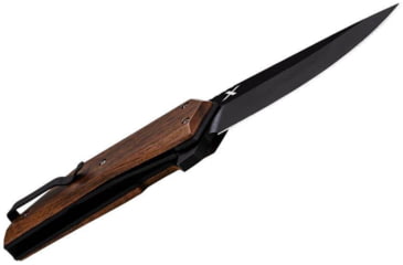 Image of WOOX Leggenda Folding Knife, 3.5in D2 High Carbon Steel Straight Back Blade, Walnut, BU.KNF002.01