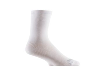 Image of Wrightsock Coolmesh II Crew Sock, White, Large, 8063.01