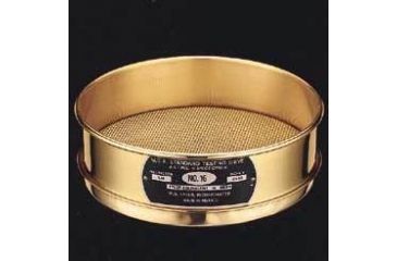 Image of WS Tyler Sieves, Brass Wire and Frame, Tyler 4529 Full Height
