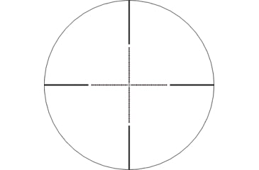 Image of Wulf Optics Hurricane 6.5-25x50 Rifle Scope, 30mm Tube, Second Focal Plane, Red/Blue Half Mildot Reticle, Black, WU9105