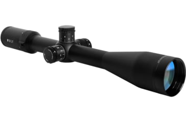 Image of Wulf Optics Hurricane 6.5-25x50 Rifle Scope, 30mm Tube, Second Focal Plane, Red/Blue Half Mildot Reticle, Black, WU9105