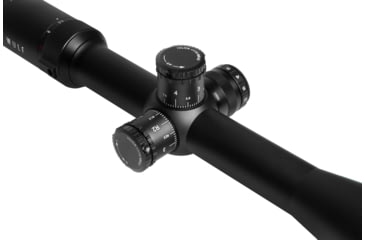 Image of Wulf Optics Hurricane 6.5-25x50 Rifle Scope, 30mm Tube, Second Focal Plane, Red/Blue Half Mildot Reticle, Black, WU9105