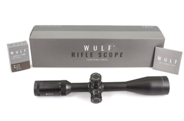 Image of Wulf Optics Lightning 4.5-18x44mm Rifle Scope, 1in Tube, Second Focal Plane, Half Mildot Reticle, Black, WU9111