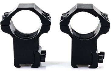 Image of Wulf Optics Match Rifle Scope Rings, High, 09-11 mm, Black, 1, WU5017