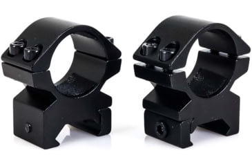 Image of Wulf Optics Match Rifle Scope Rings, High, Picatinny, Black, 1, WU5008