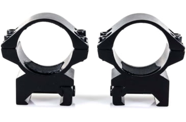 Image of Wulf Optics Match Rifle Scope Rings, Low, Black, 30mm, WU5010