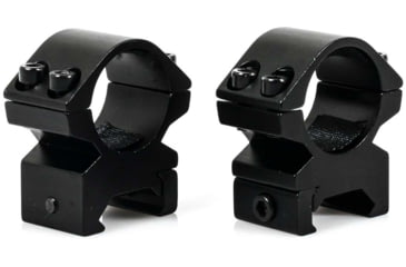 Image of Wulf Optics Match Rifle Scope Rings, Medium, Picatinny, Black, 1, WU5009