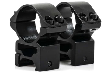 Image of Wulf Optics Match Rifle Scope Rings, Medium, Picatinny, Black, 30mm, WU5011