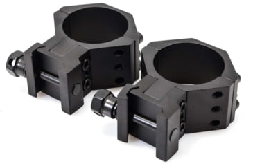 Image of Wulf Optics WULF 40 MOA Adjustable 2 Piece Rifle Scope Rings, 6 Screw, Picatinny, Black, 34mm, WU8022