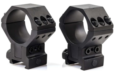 Image of Wulf Optics WULF 40 MOA Adjustable 2 Piece Rifle Scope Rings, 6 Screw, Picatinny, Black, 34mm, WU8022