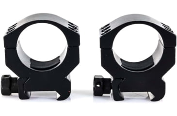 Image of Wulf Optics Wulf Tactical Rifle Scope Rings, 6 Screw, High, Black, 30mm, WU5015