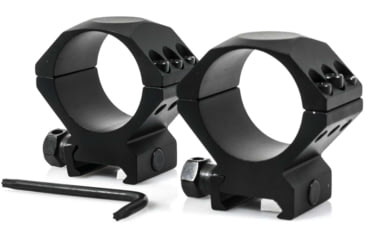Image of Wulf Optics Wulf Tactical Rifle Scope Rings, 6 Screw, Medium, Black, 34mm, WU8005