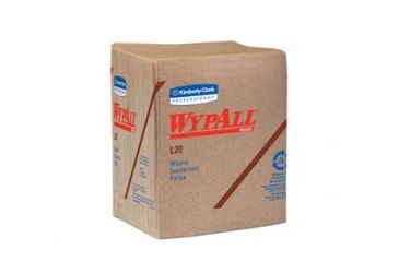 Image of Wypall L20 Wipers, Brag Box, White, 12.5in.x16.8in. 34607