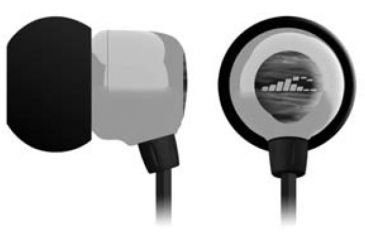 Image of X-1 Audio Surge Pro Mini Waterproof Headphones H2O-BA1-GY