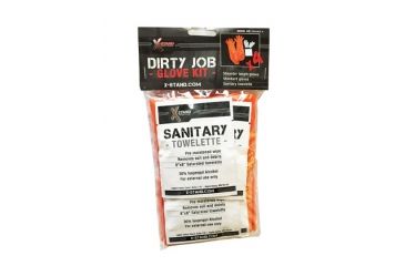 Image of X-Stand Dirty Job Glove Kit, Orange, Pack of 4, XAAH405-4