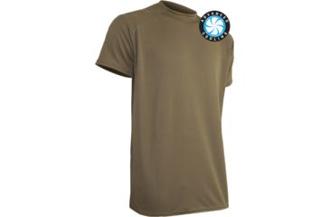 Image of XGO Phase 1 Men's T-Shirt w/ Advanced Cooling, Tan 499, Medium, 1G16M-AC-M-499