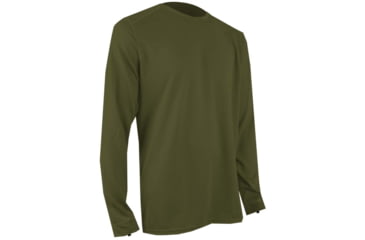 Image of XGO Phase 1 Performance Mens Longsleeve Crew, OD Green, Small, 1G11AQ-S-39