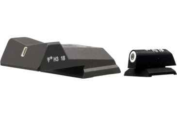 Image of XS Sight Systems DXT Standard Dot Pistol Sight, Sig 1911 RCS, Matte Black, Standard, SI-0008S-6