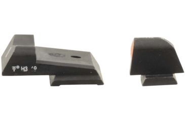 Image of XS Sight Systems DXT2 Big Dot Pistol Tritium Night Sight, S&amp;W M&amp;P Full Size, Compact, Orange, Standard, SW-0029S-5N