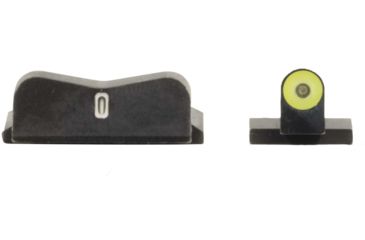 Image of XS Sight Systems DXT2 Big Dot Pistol Tritium Night Sight, S&amp;W M&amp;P Shield, Yellow, Standard, SW-0030S-5Y