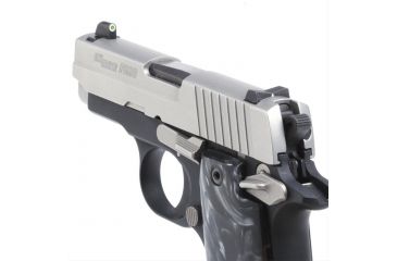 Image of XS Sight Systems DXW Standard Dot for Sig P238, Tritium Front, White Stripe Rear SI-0007P-4