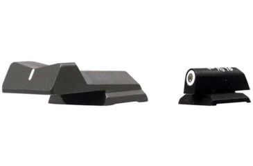 Image of XS Sight Systems DXW Standard Dot Pistol Tritium Night Sight, Springfield 1911A1 Loaded, TRP, Operator, Novak rear, Matte Black, Standard, SP-0002S-4