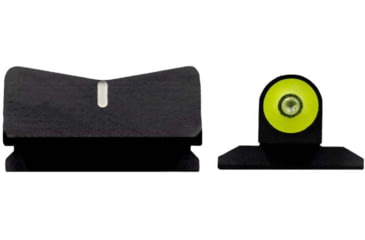 Image of XS Sight Systems DXW2 Big Dot Sight, Yellow, Springfield 1911A1 Loaded/TRP/Operator/Novak Rear, SP-0008S-3Y