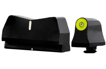 Image of XS Sight Systems DXW2 Big Dot Sight, Yellow Suppressor Hight, Glock 17/19/22-24/26/27/31-36/38, GL-0015P-3Y