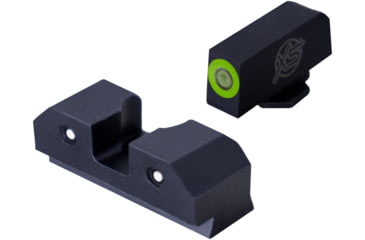 Image of XS Sight Systems R3D 2.0 Sight, Glock Optic/Supp 17,19,22-24,26,27,31-36,38, Green, GL-R204P-6G