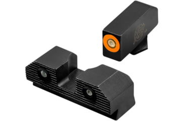 Image of XS Sight Systems R3D 2.0 Sight, Glock STD. HT. 17,19,22-24,26,27,31-36,38, Orange, GL-R201P-6N