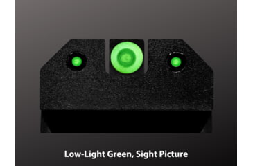 Image of XS Sight Systems R3D 2.0 Sight, S&amp;W Optic/Supp S&amp;W M&amp;P &amp; M2.0 Shield, Shield Plus &amp; Shield OR, Green, SW-R204P-6G