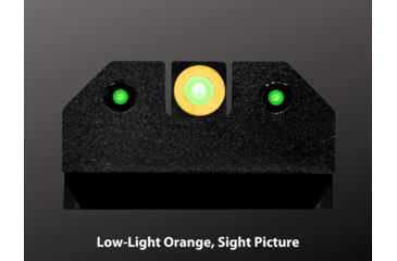 Image of XS Sight Systems R3D 2.0 Sight, S&amp;W Optic/Supp S&amp;W M&amp;P &amp; M2.0 Shield, Shield Plus &amp; Shield OR, Orange, SW-R204P-6N