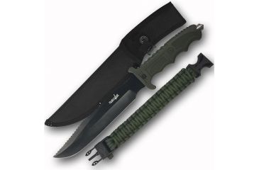 Image of XTS HK 718GN Fixed Blade Knife, Green HK 718GN