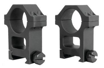 Image of Yankee Hill Machine 4-Screws Scope Rings AR-Tall One Inch Picatinny Matte Black