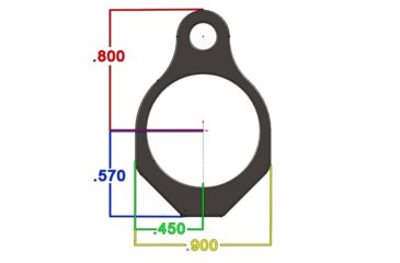 Image of Yankee Hill Machine Low Profile Gas Block With Set Screw Mounting