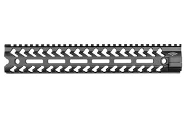 Image of Yankee Hill Machine Rifle Length 12.25 Inch S.L.M. Handguard, M-Lok Sides and Picatinny Top, Black, 12.25 Inch, YHM-5290