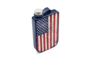 Image of Yukon Outfitters 9oz Highline Flask, USA Flag, YF09USA