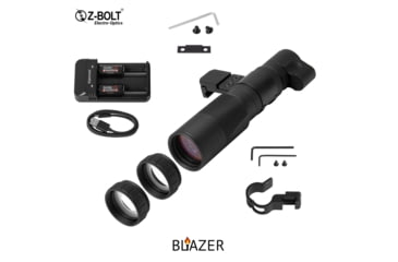 Image of Z-Bolt Blazer LEP Weapon Light - 18350 - Cable Port &amp; Arms Mount, Black, LEP-18350-PORT-BLK-PHCF-17S