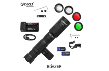 Image of Z-Bolt Blazer LEP Weapon Light Laser - Dual Fuel - 18650, CR123A, FDE, LEP-18650-FDE-PHCF