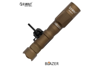 Image of Z-Bolt Blazer LEP Weapon Light Laser - Dual Fuel - 18650, CR123A, FDE, LEP-18650-FDE-PHCF
