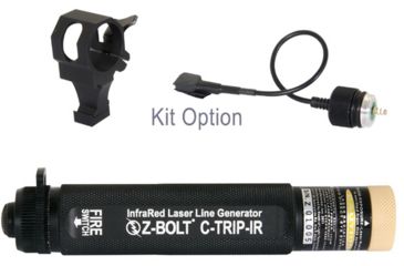 Image of Z-Bolt Infrared Line Laser for Trip Wire Detection - EOD/ SWAT, Ranger Green, IR, NSN 5855-01-633-6760, C-TRIP-IR-RG