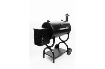Image of Z Grills 550B 8-in-1 Wood Pellet Grill, BBQ &amp; Smoker, Black, 47x20x45, ZPG-550B