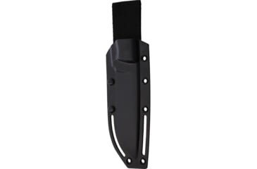 Image of ZA-PAS Knives Ultra Outdoor Fixed Micarta Knife, 9.75in Overall, 5in Black Cerakote Carbon Steel Blade, Brown Micarta Handle, ABS Sheath, S0035