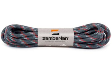 Image of Zamberlan Replacement Round Boot Laces, Anthracite/Grey/Red, 190 cm, LACERD-AGR-190