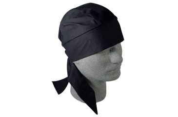 Image of Zan Headgear Deluxe Flydanna Solid Black ZDX114