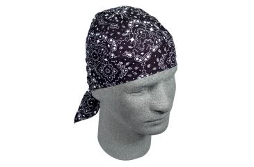 Image of Zan Headgear Flydanna Black Paisley Z101