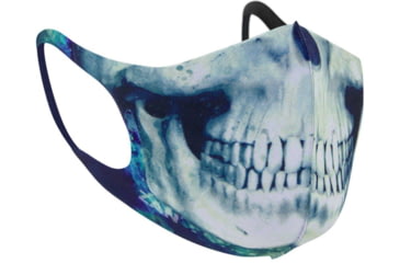 Image of Zan Headgear Lightweight Face Mask, One Size, 2 Pack, Paint Skull, FMLW414
