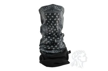Image of Zan Headgear Motley Tube, Combo, Polyester, Black Paisley TC101
